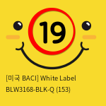 [미국 BACI] White Label  BLW3168-BLK-Q (153)