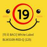 [미국 BACI] White Label  BLW3109-RED-Q (125)