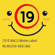 [미국 BACI] White Label BLW3150-RED (86)