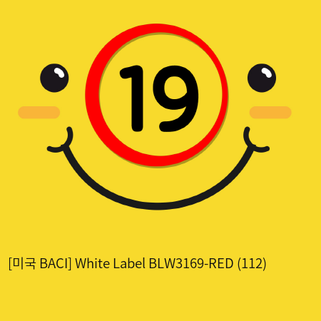 [미국 BACI] White Label BLW3169-RED (112)