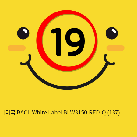 [미국 BACI] White Label BLW3150-RED-Q (137)