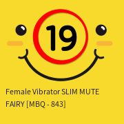 Female Vibrator SLIM MUTE FAIRY [MBQ - 843]