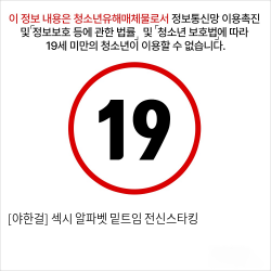 [야한걸] 섹시 알파벳 밑트임 전신스타킹